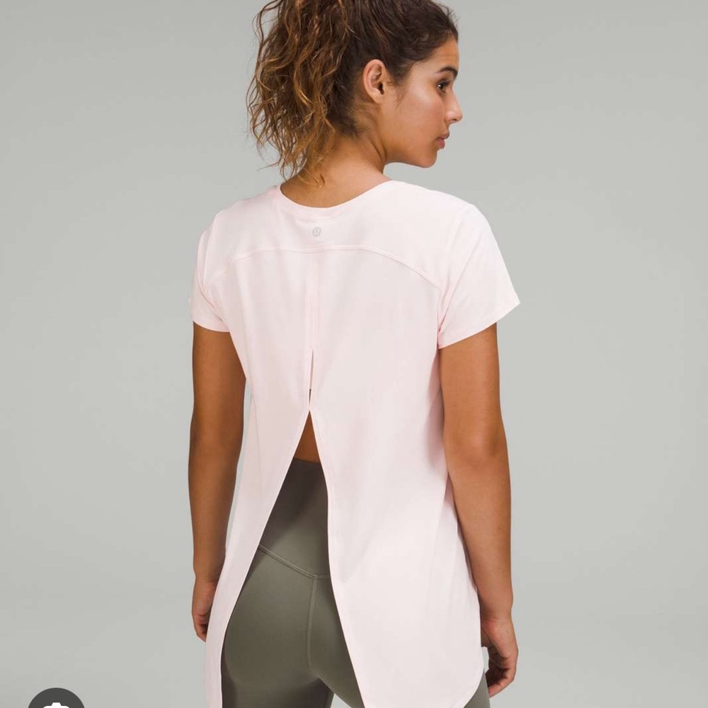 Lululemon Modal Open Up Tie Back T-Shirt